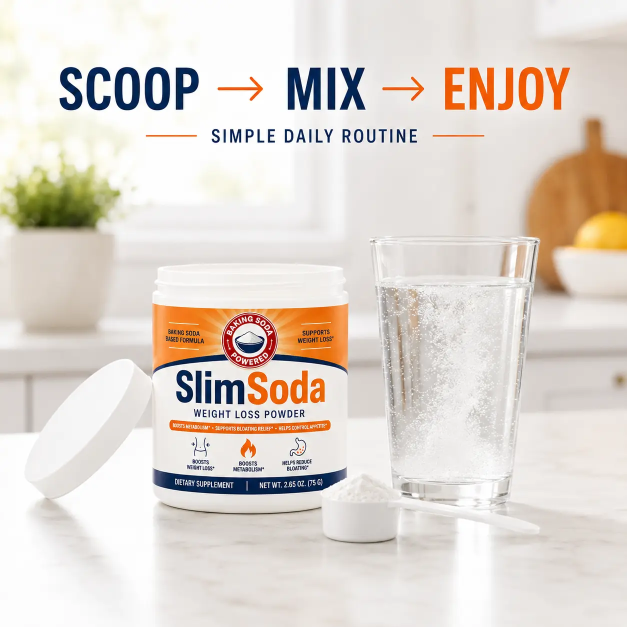 SlimSoda morning routine